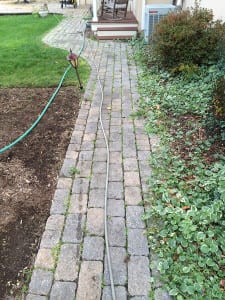 walkwasy before brick paver restoration