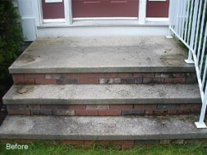Before Concrete Cleaning In Somerville County New Jersey