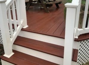 after deck cleaning