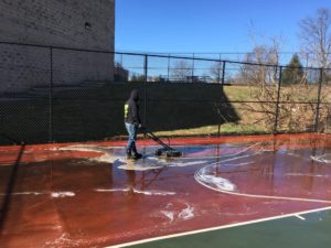 Commercial concrete cleaning in central nj
