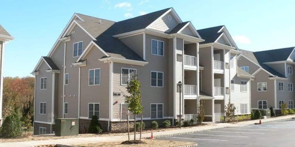Gray Apartment Complex