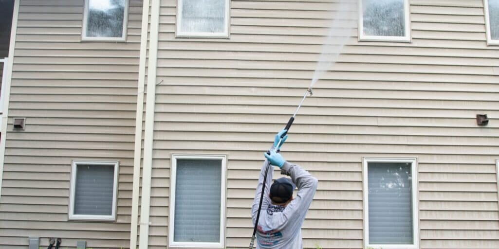 Pressure washing