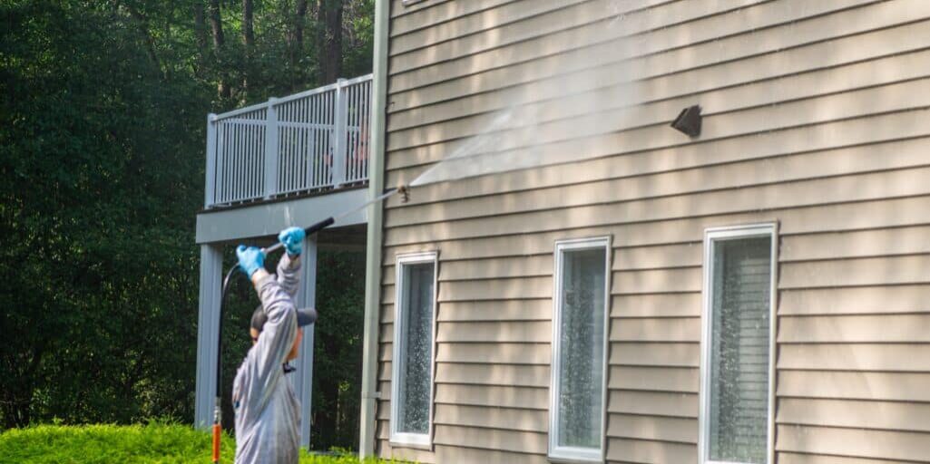 Pressure washing