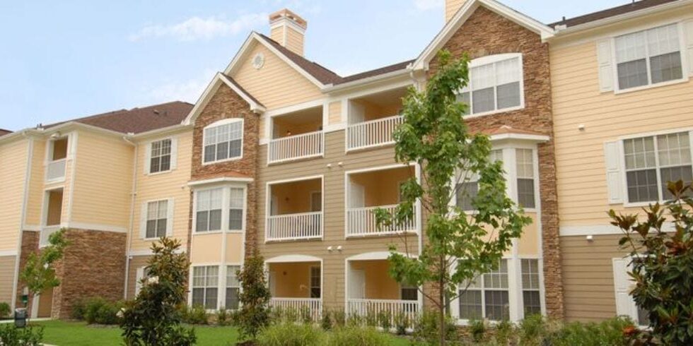 Yellow Apartment complex